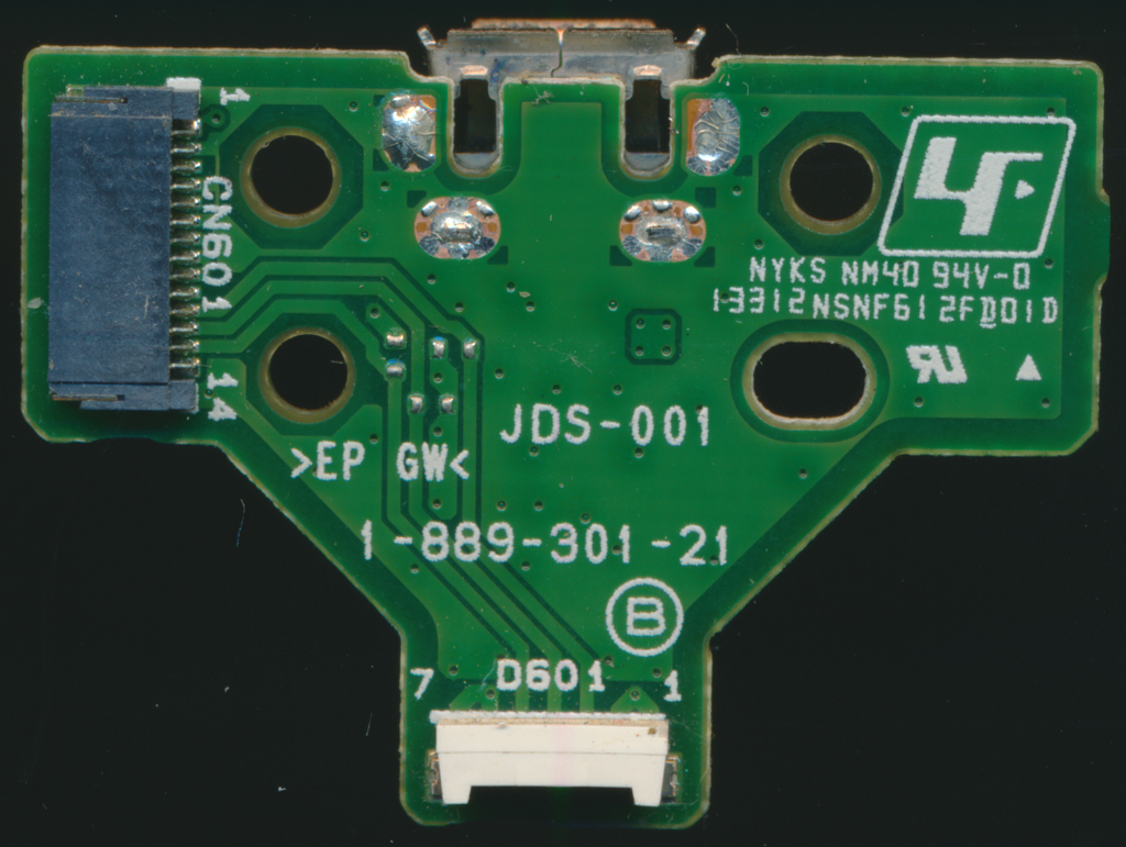 DualShock 4 Controller PCB scans